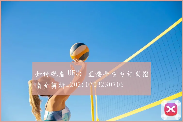 如何观看 UFC：直播平台与订阅指南全解析_20260703230706